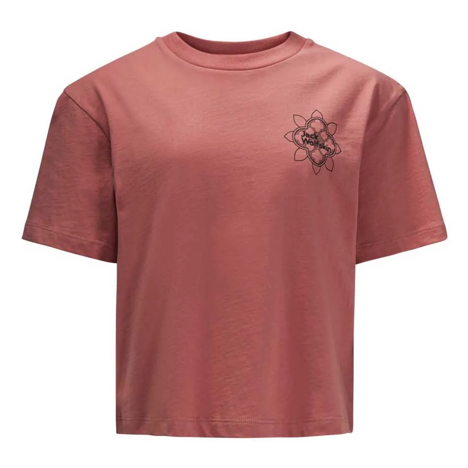 Jack Wolfskin Teen Mosaic Kortarmet T-skjorte, Faded rose, 152cm Jack Wolfskin Teen Mosaic Kortarmet T-skjorte, Faded rose, 152cm