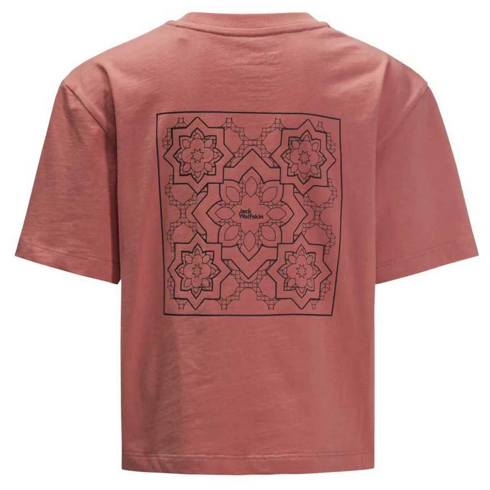 Jack Wolfskin Teen Mosaic Kortarmet T-skjorte, Faded rose, 152cm Jack Wolfskin Teen Mosaic Kortarmet T-skjorte, Faded rose, 152cm