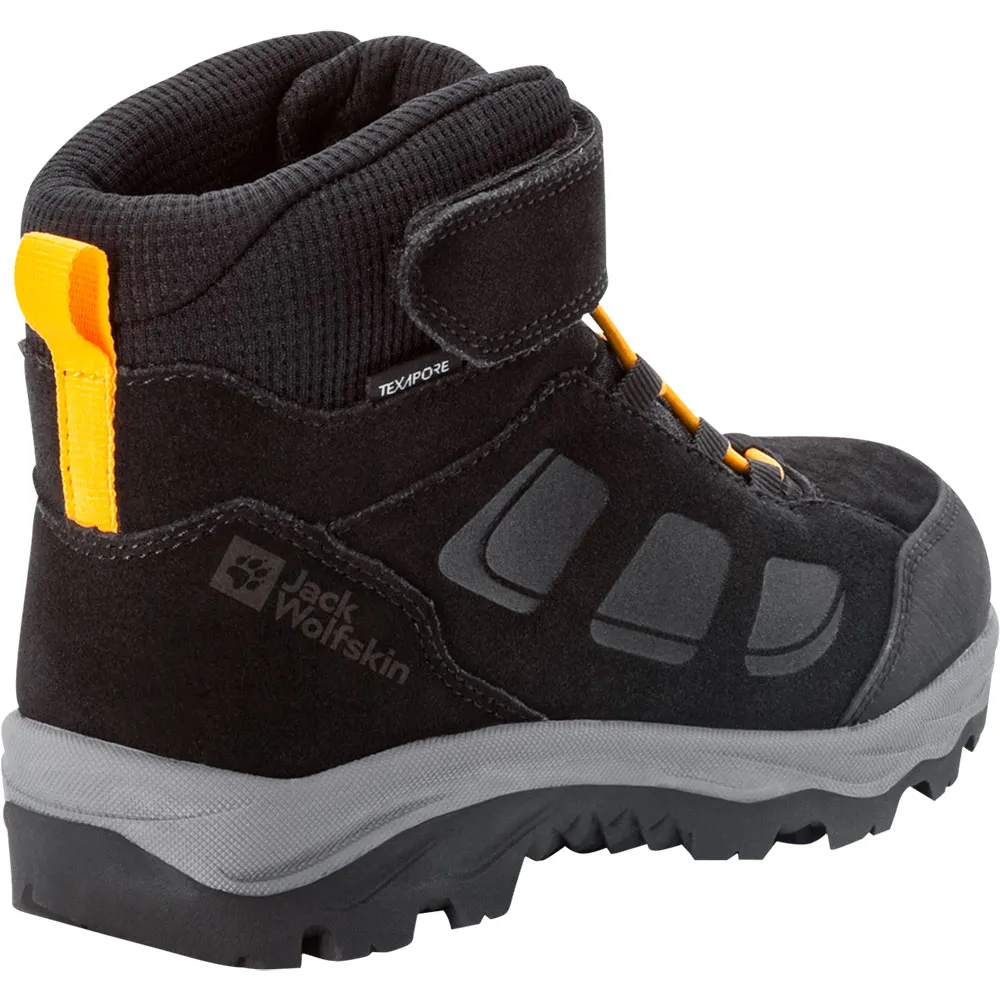 Jack Wolfskin Vojo Lt Texapore Mid Tursko, Black / burly yellow xt, EU 31