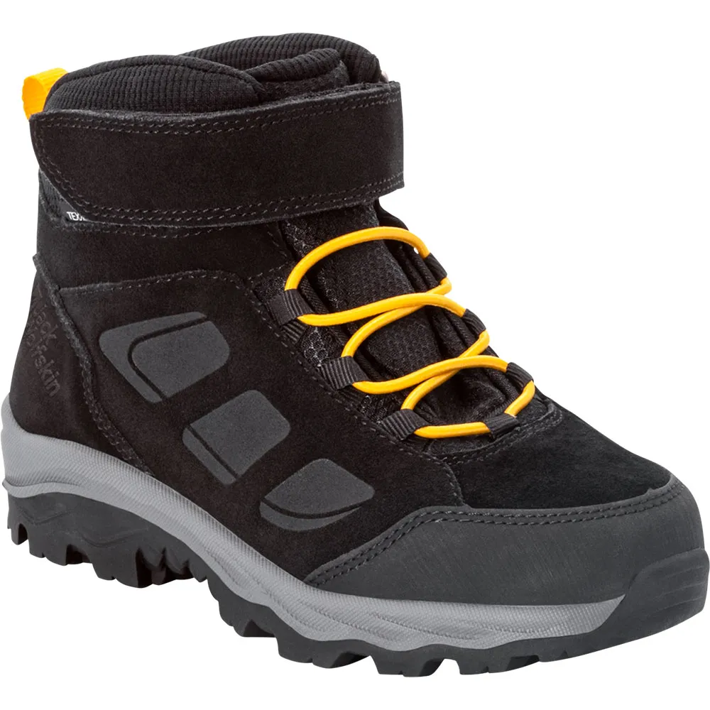 Jack Wolfskin Vojo Lt Texapore Mid Tursko, Black / burly yellow xt, EU 31