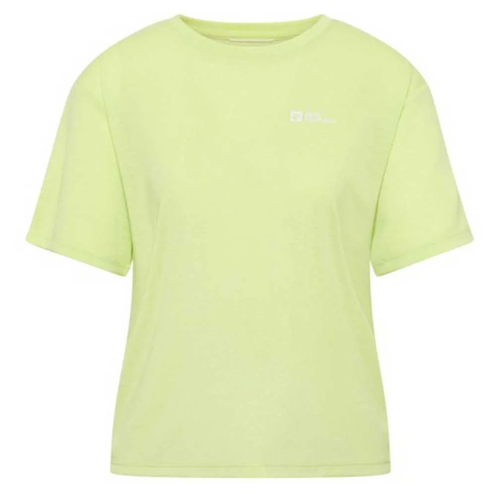 Jack Wolfskin Vonnan Crop Kortarmet T-skjorte