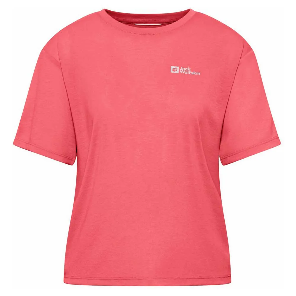 Jack Wolfskin Vonnan Crop Kortarmet T-skjorte
