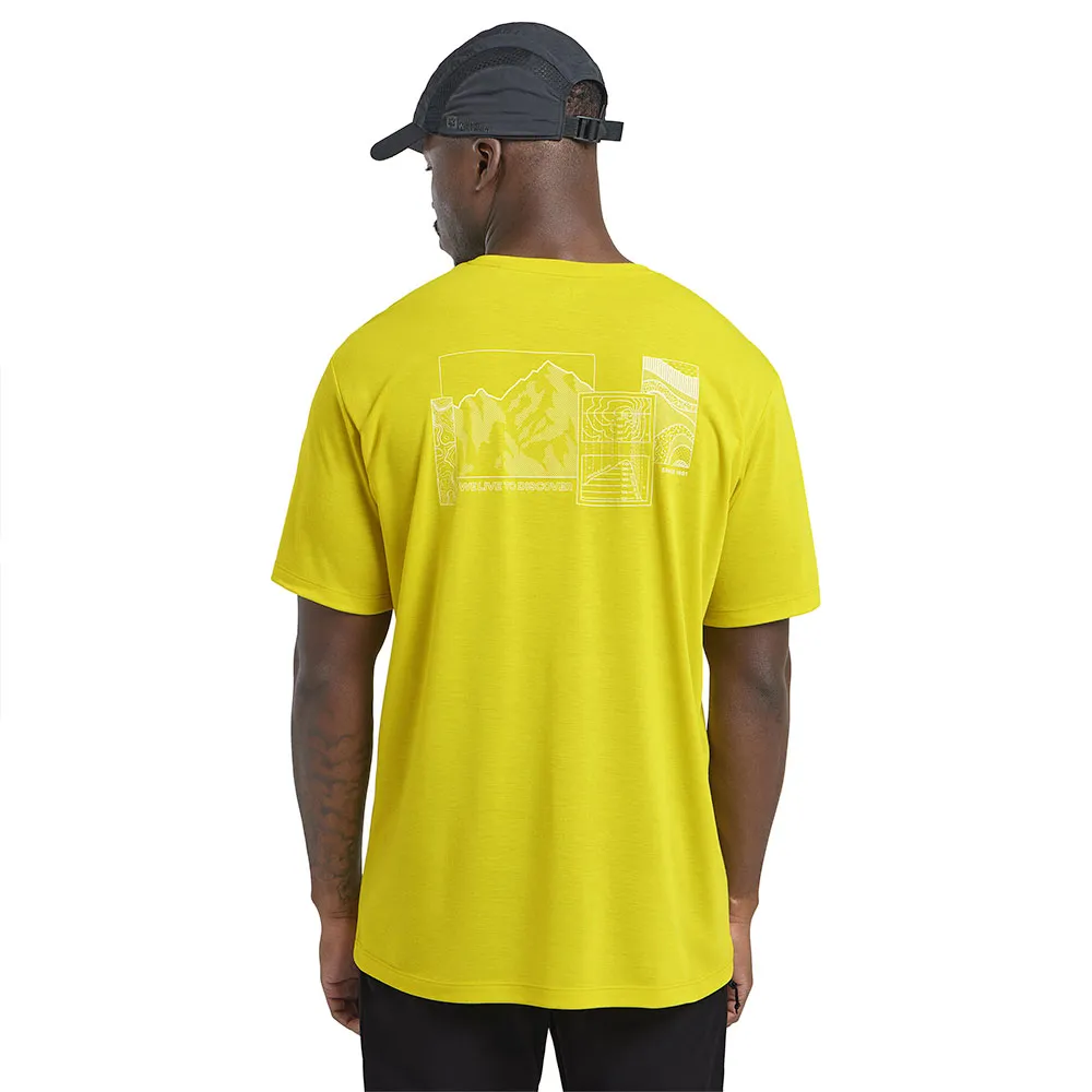 Jack Wolfskin Vonnan Graphic Kortarmet T-skjorte