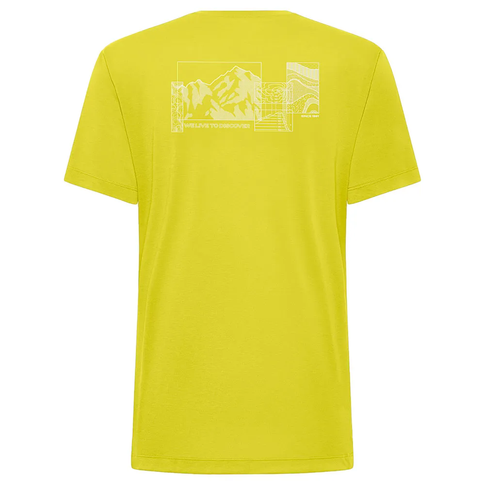 Jack Wolfskin Vonnan Graphic Kortarmet T-skjorte