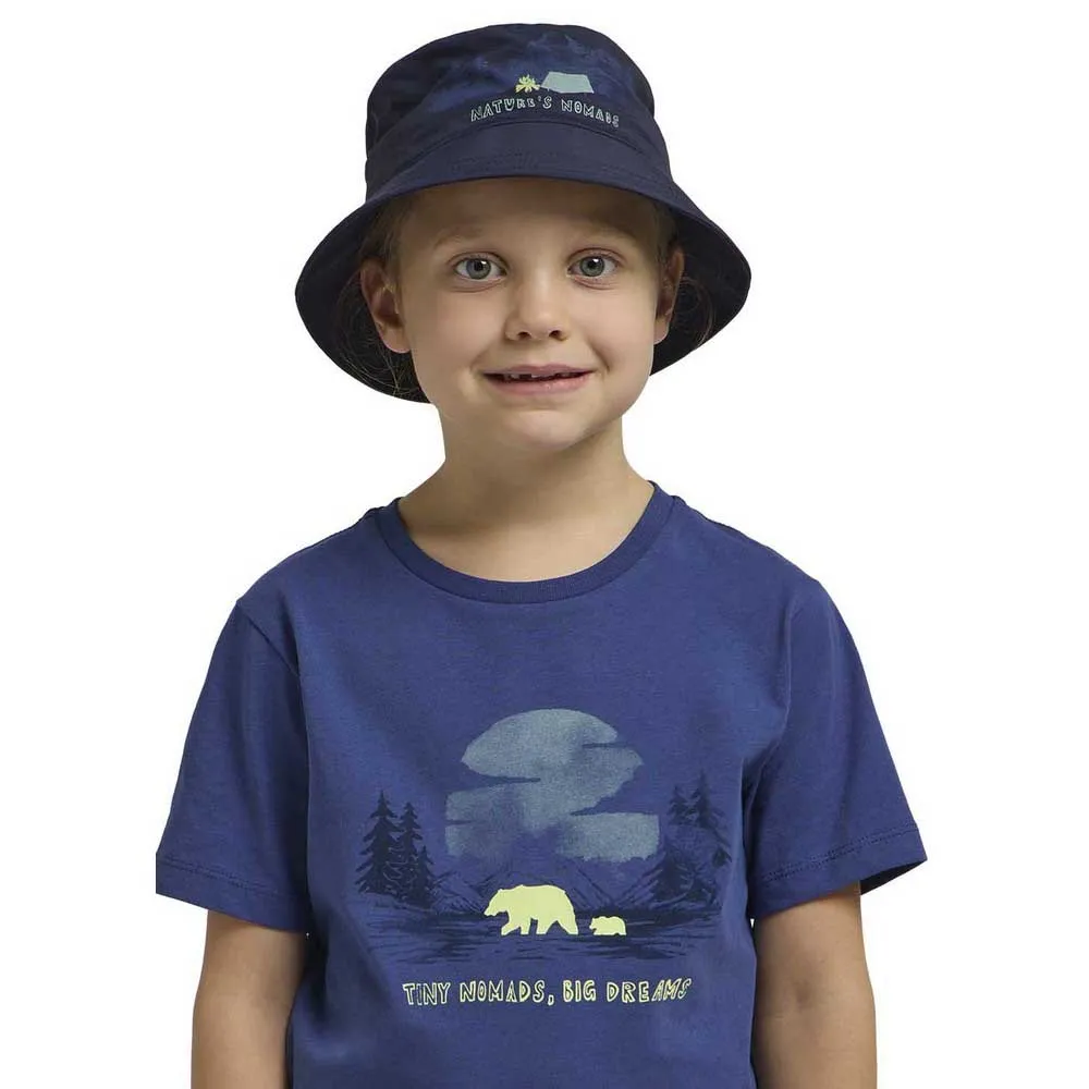 Jack Wolfskin Woods Bucket Hatt, Print night blue, S