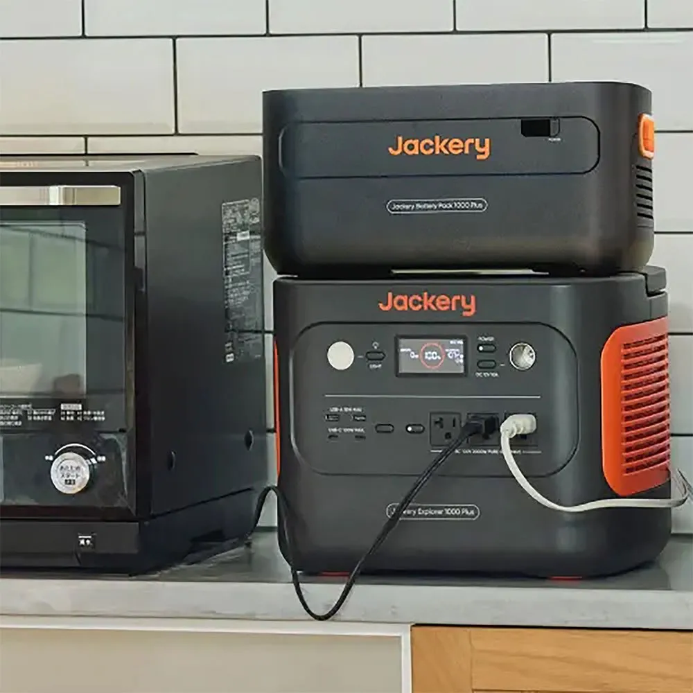 Jackery 1000 Plus Batteri, Black, One Size