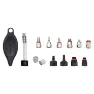 Jagwire Elite Mineral Oil Purge Lufteadaptersett, Multicolor, One Size
