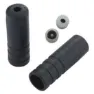 Jagwire Girvaier Endehylse Sykkel 100 Enheter, Black, 4mm