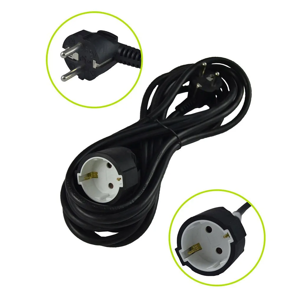 Jbm Elektrisk Skjøteledning 10 M, Black, One Size Jbm Elektrisk Skjøteledning 10 M, Black, One Size