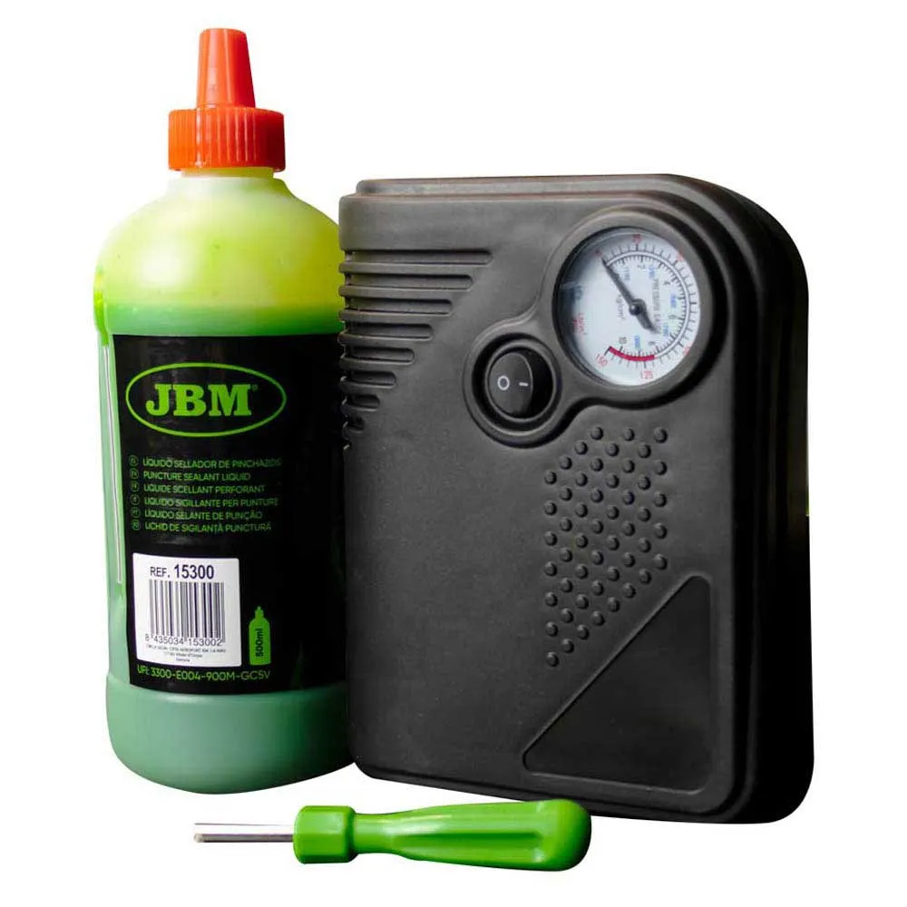 Jbm Puncture Seal Kit - Væske Og Luftkompressor, Black / green, One Size