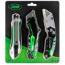 Jbm Sett Med 3 Profesjonelle Kuttere, Black / green, One Size