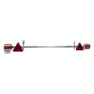 Jbm Teleskopisk Tilhengerfeste Med 2 Led-lys Og 2 Reflekser, Black / green, One Size