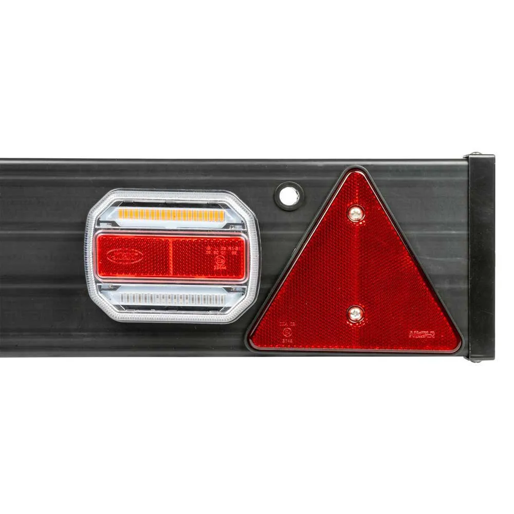 Jbm Tilhengerfeste Med 2 Led-lys Og 2 Reflekser, Black / green, One Size