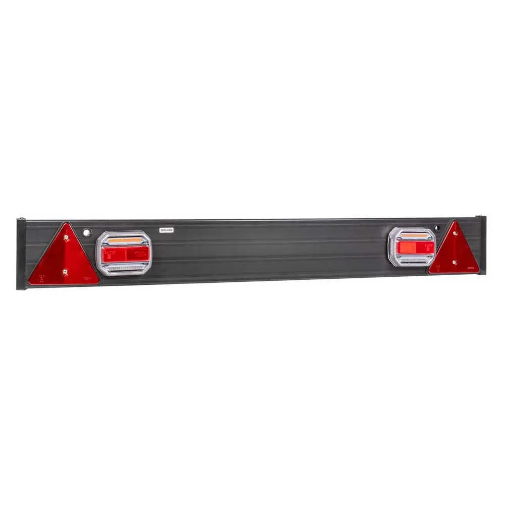 Jbm Tilhengerfeste Med 2 Led-lys Og 2 Reflekser, Black / green, One Size