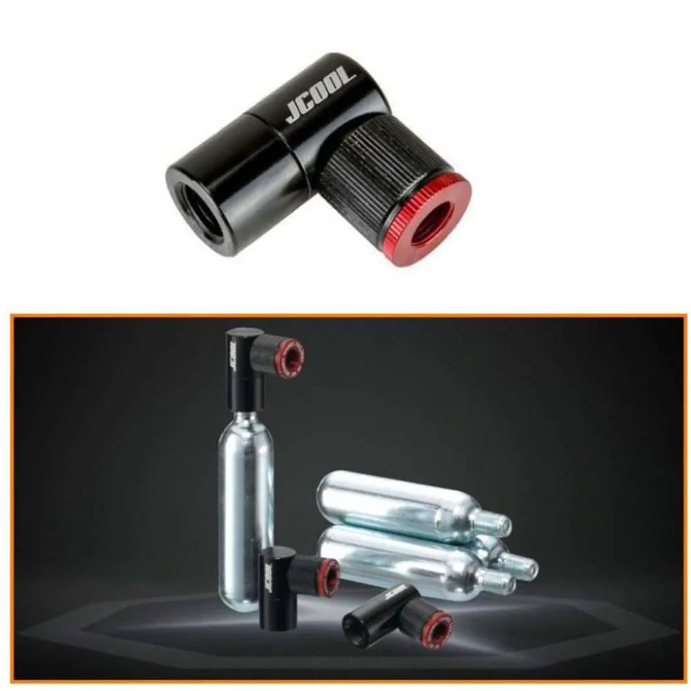 Jcool Co2 Inflator Head Adapter Pumpe, Black, One Size
