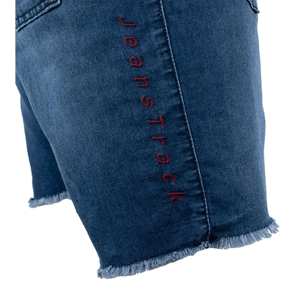 Jeanstrack Montes Korte Jeans, Snow