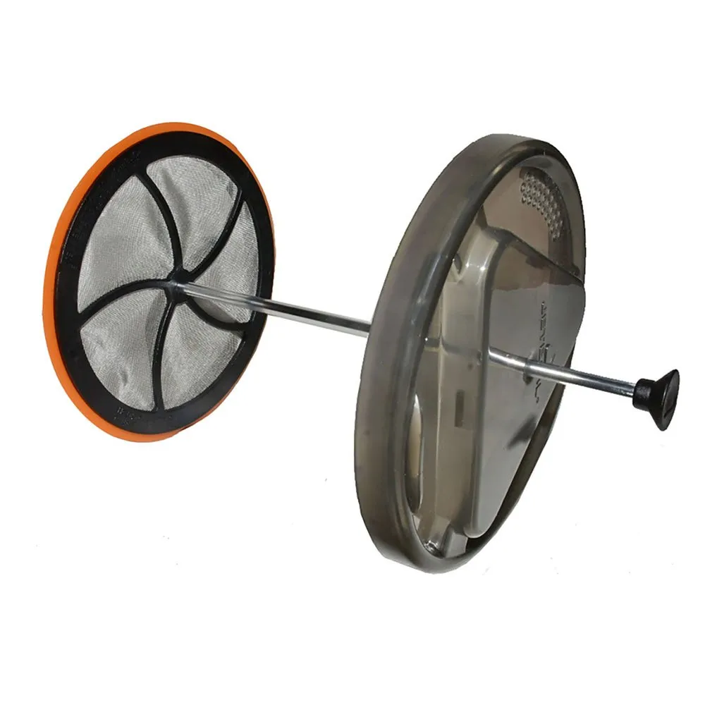 Jetboil Silikon Stor Kaffepresse, Black / orange, One Size