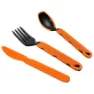 Jetboil Trailware Bestikksett, Black / orange, One Size