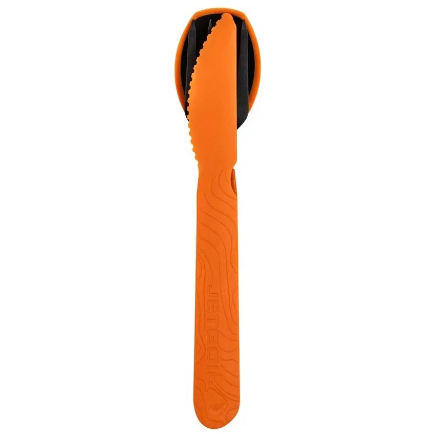 Jetboil Trailware Bestikksett, Black / orange, One Size Jetboil Trailware Bestikksett, Black / orange, One Size