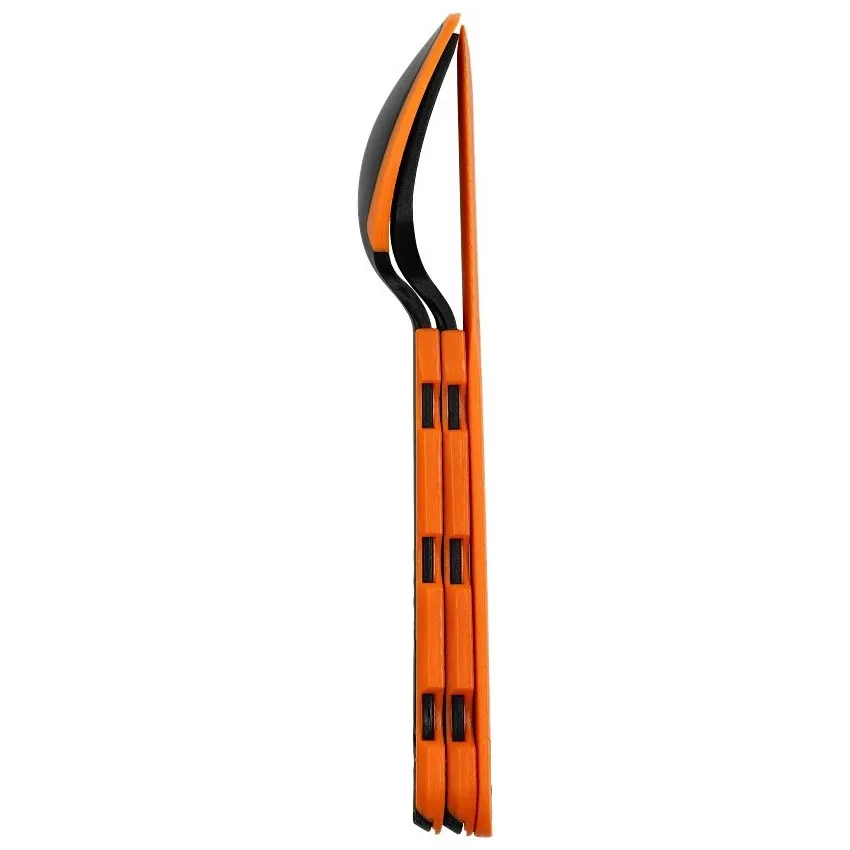 Jetboil Trailware Bestikksett, Black / orange, One Size Jetboil Trailware Bestikksett, Black / orange, One Size