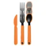 Jetboil Trailware Bestikksett, Black / orange, One Size