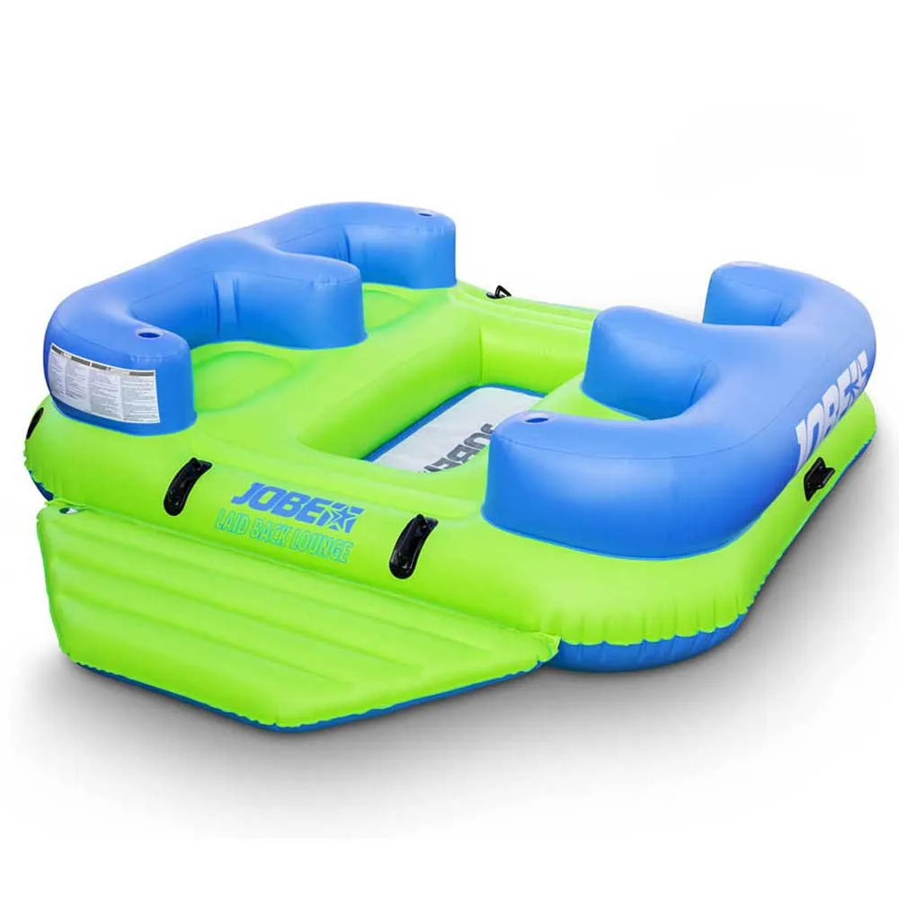 Jobe Laid Back Lounge 4p Madrass Refurbished unisex, Lime / blue, One Size Jobe Laid Back Lounge 4p Madrass Refurbished unisex, Lime / blue, One Size