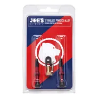 Joe's No Flats Tubeless Alloy Frech Presta Ventiler
