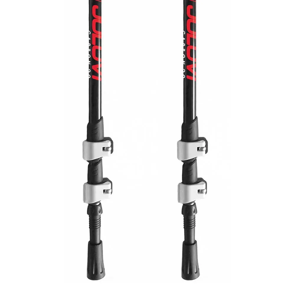 Joluvi Carbon Klamp 2.0 Spaserstokker, Black / red, 65-135cm Joluvi Carbon Klamp 2.0 Spaserstokker, Black / red, 65-135cm