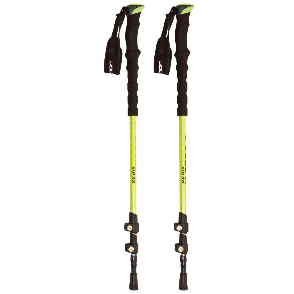 Joluvi Klamp Pro 3 Spaserstokker, Yellow / black, 67-137cm