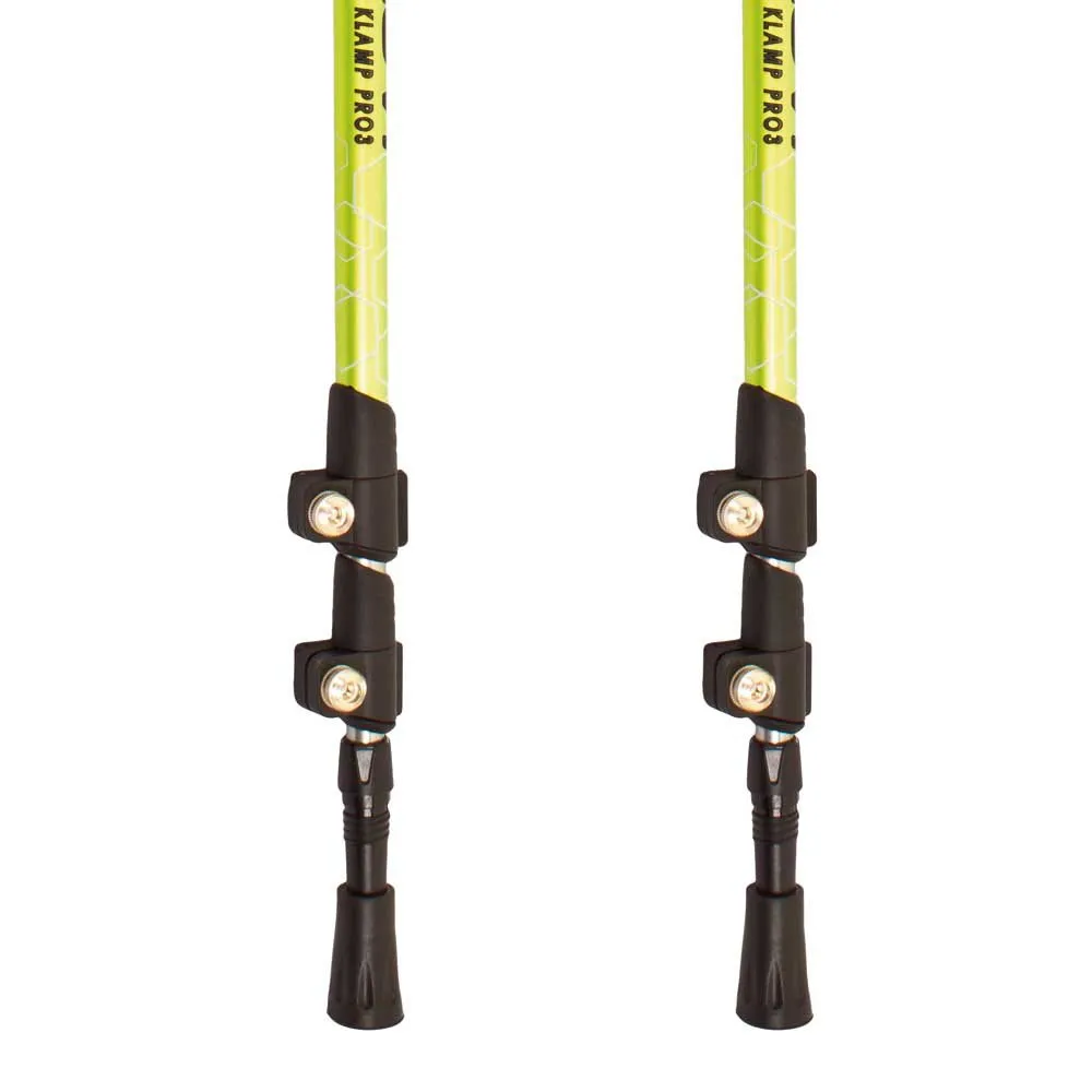 Joluvi Klamp Pro 3 Spaserstokker, Yellow / black, 67-137cm