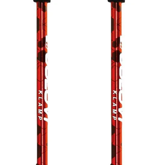 Joluvi Klamp Spaserstokker, Red / black, 67-137cm Joluvi Klamp Spaserstokker, Red / black, 67-137cm