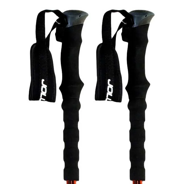 Joluvi Klamp Spaserstokker, Red / black, 67-137cm Joluvi Klamp Spaserstokker, Red / black, 67-137cm