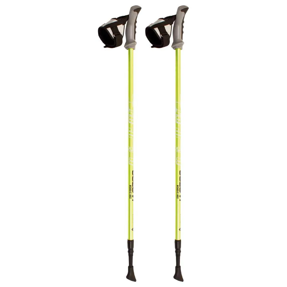 Joluvi Nordic Nr2 Spaserstokker, Yellow / grey, 85-135cm