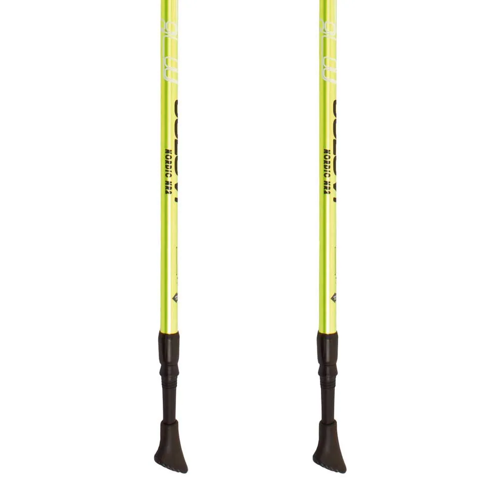 Joluvi Nordic Nr2 Spaserstokker, Yellow / grey, 85-135cm