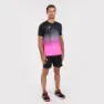 Joma Elite Vii Kortarmet T-skjorte male, Black / fluor pink / white