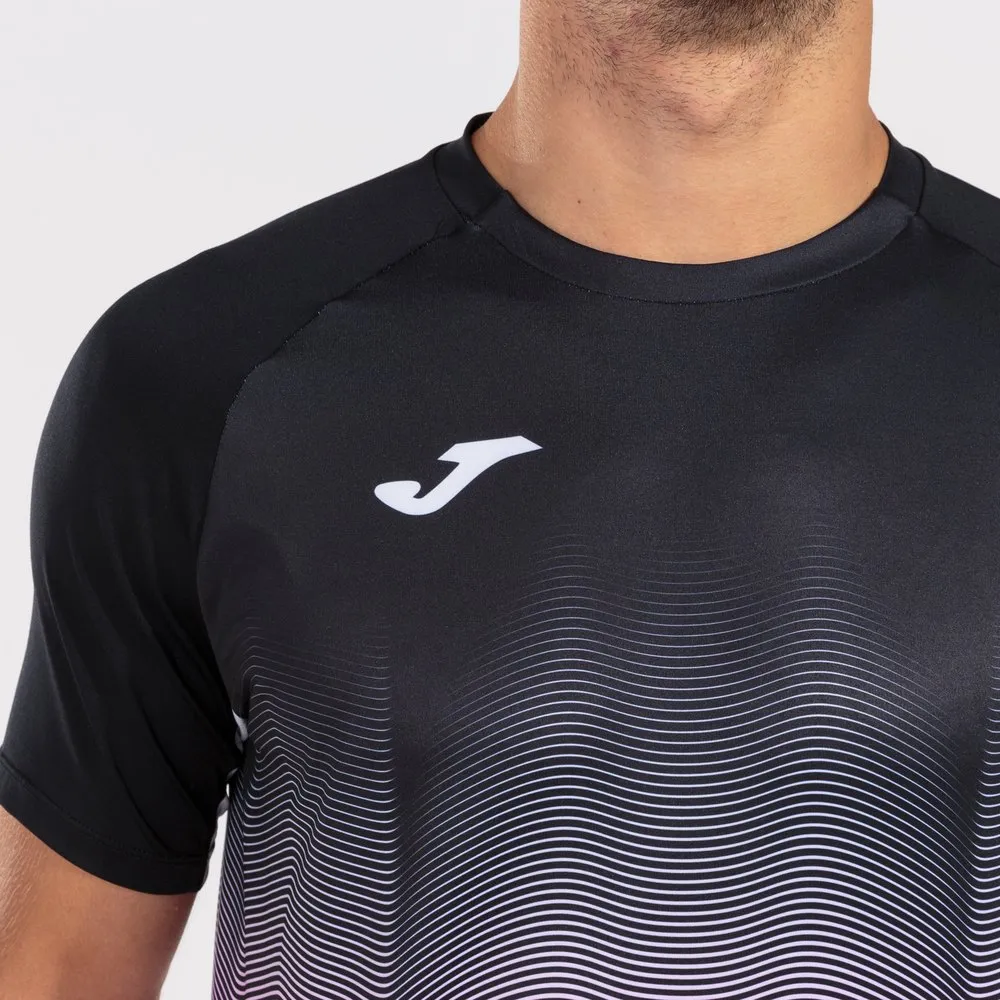 Joma Elite Vii Kortarmet T-skjorte male, Black / fluor pink / white Joma Elite Vii Kortarmet T-skjorte male, Black / fluor pink / white