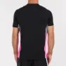 Joma Elite Vii Kortarmet T-skjorte male, Black / fluor pink / white