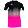 Joma Elite Vii Kortarmet T-skjorte male, Black / fluor pink / white