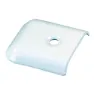 Jr Products Metall Vinyldeksel, Polar white, 34.92 x 31.75 x 31.75mm