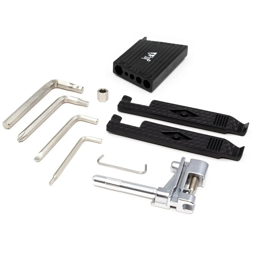 Jrc Components Flatpack Multiverktøy, Black / silver, One Size Jrc Components Flatpack Multiverktøy, Black / silver, One Size