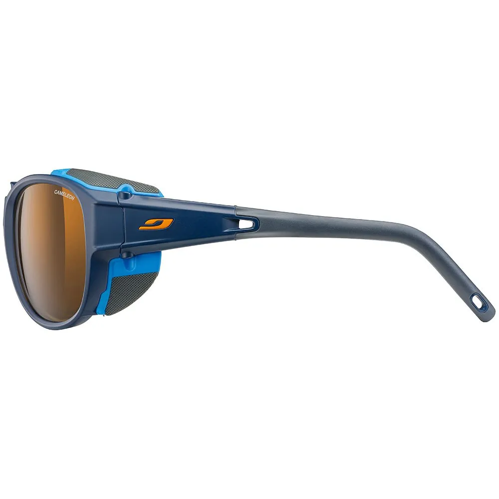 Julbo Explorer 2.0 Reactiv Cameleon Foto Kromatiske Solbriller, Mat blue / cyan blue, Reactiv Cameleon Brown/CAT2-4