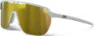 Light gray / white - gold flash