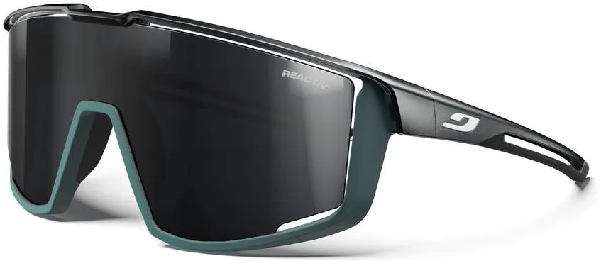 Julbo Fury Reactiv 0-3 shiny translucent black/matt green