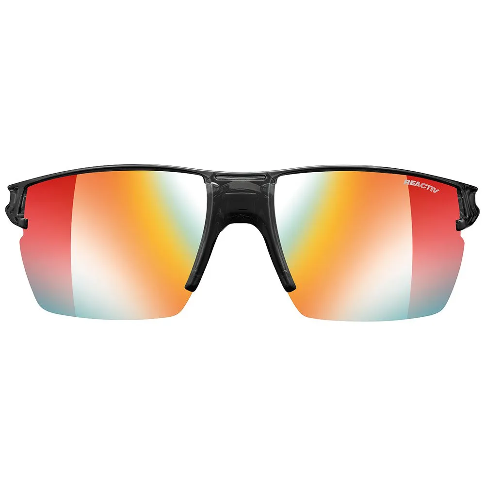 Julbo Outline Foto Kromatiske Solbriller, Transluscent black / black, Reactiv Zebra Light fire Yellow Brown ml Red/CAT1-3 Julbo Outline Foto Kromatiske Solbriller, Transluscent black / black, Reactiv Zebra Light fire Yellow Brown ml Red/CAT1-3