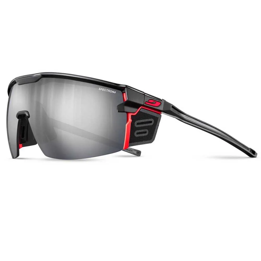 Julbo Ultimate Cover Solbriller, Black / orange / brown flash silver, Spectron/CAT4 Julbo Ultimate Cover Solbriller, Black / orange / brown flash silver, Spectron/CAT4