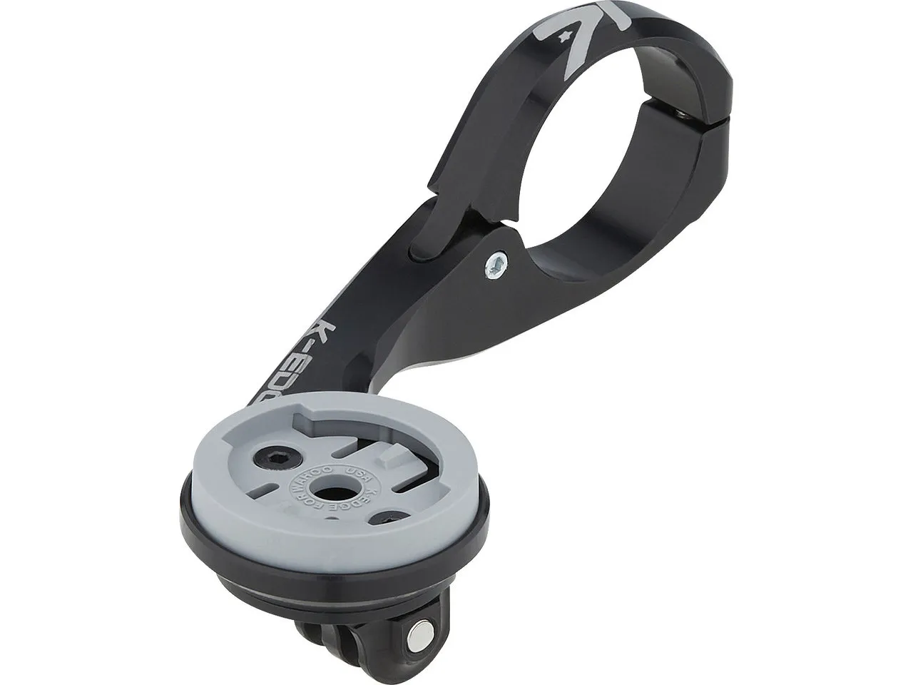 K-Edge Lenkerhalterung Max Combo für Wahoo und GoPro, Black anodize, 31.8mm