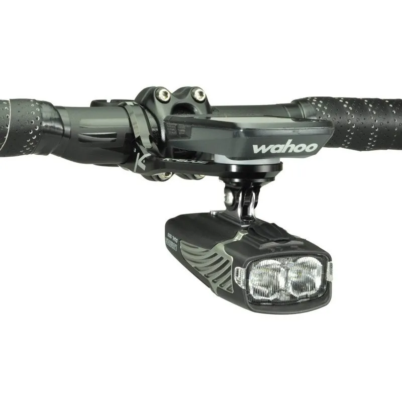 K-Edge Wahoo Max Xl Combo Sykkelcomputerfeste, Black anodize, 31.8mm