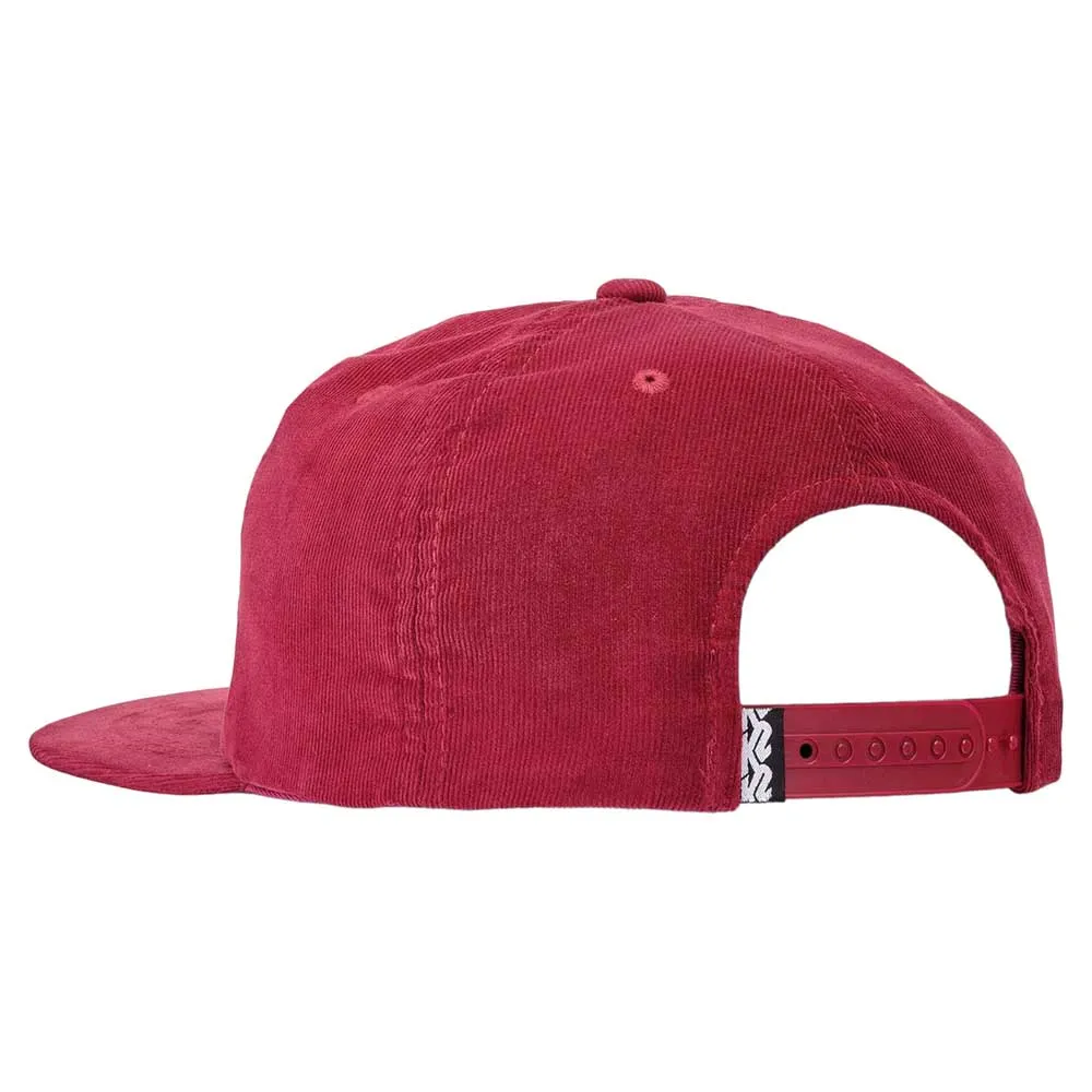 K2 Corduroy Snapback Cap, Red