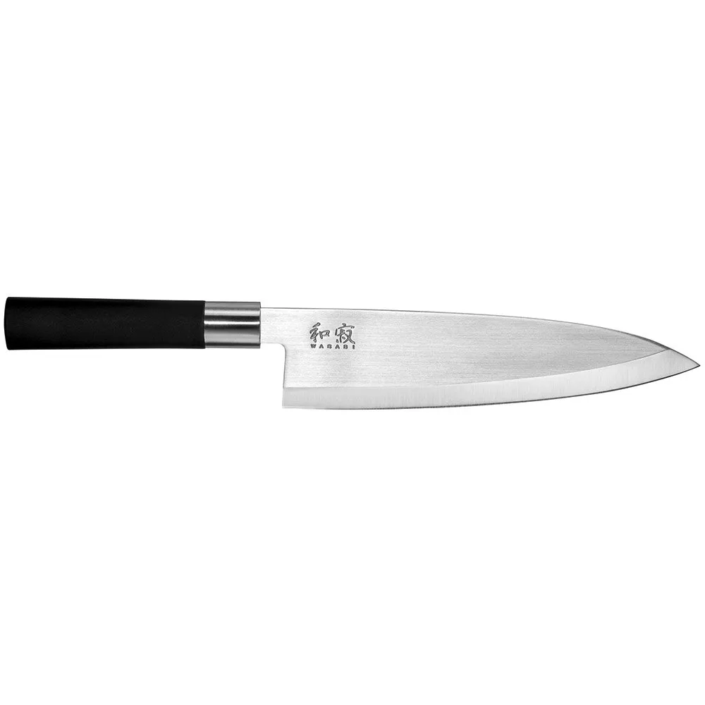 Kai Wasabi Black Deba 21 Cm Kniv, Brown / silver, One Size Kai Wasabi Black Deba 21 Cm Kniv, Brown / silver, One Size