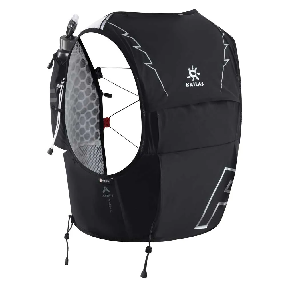 Kailas Fuga Air 8 Iv Trail Running Hydreringsvest, Black, S